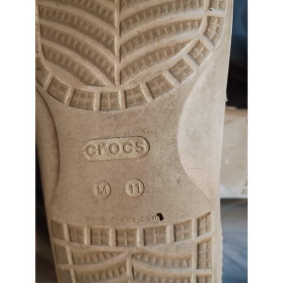 Classic Out Of This World Crocs Sandals Blue White Sz 11 M Beach Comfort Pool Su - Picture 8 of 9